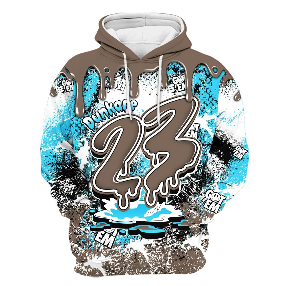 Hoodie To Match Olive Concord 9s - Dripping 23 Drip All Over Print