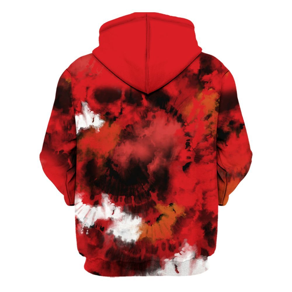 Hoodie To Match Scoot Zeros Retro Portland - God Blessed Tie Dye All Over Print