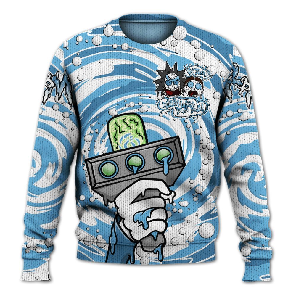 Sweater To Match Melo 12s - Wubba Rick Drip Graphic