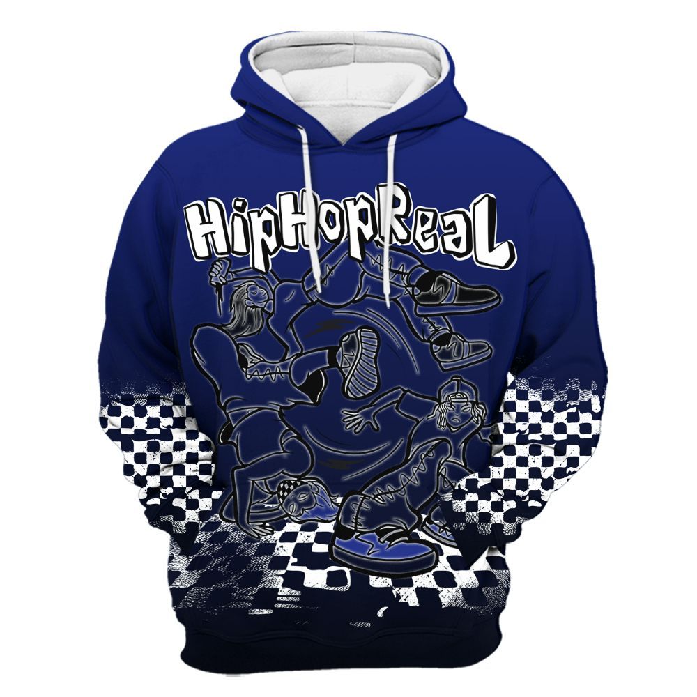 Hoodie To Match Air Max Plus Black Racer Blue - Feel Life Street Style All Over Print
