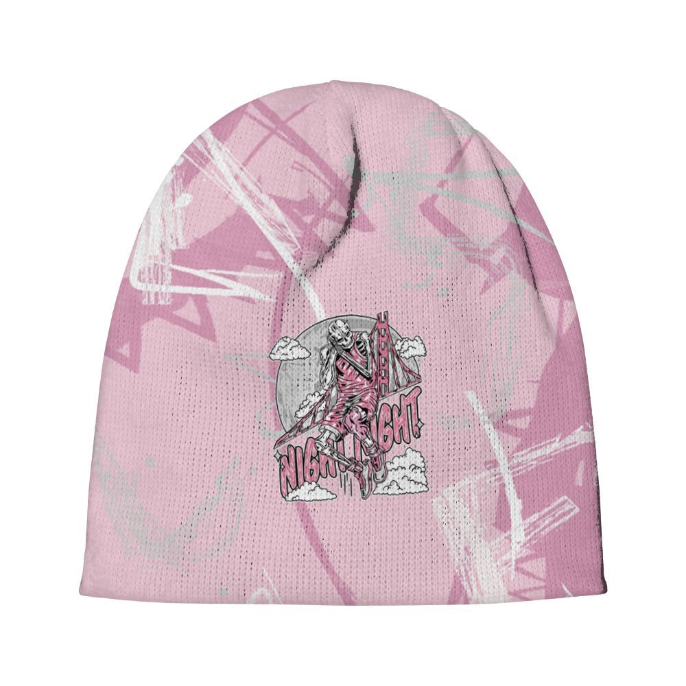 Beanie Hat To Match Orchid 4s - Seeya Skeleton Messyz Graphic