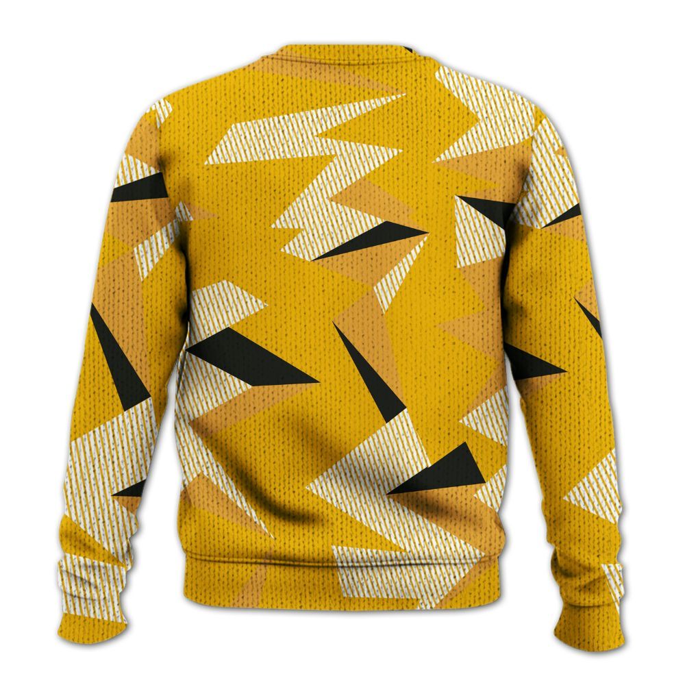 Knitted Sweater To Match Del Sol 13s - Geometric Camouflage Pattern