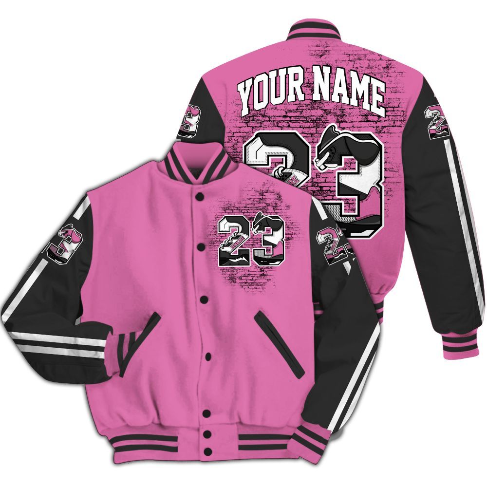 Varsity Jacket To Match Air Force 1 ParaNoise 3.0 - Custom Name Number 23 5s All Over Print