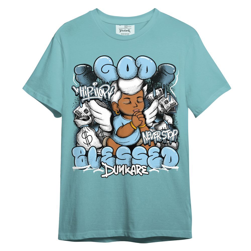 Shirt To Match Legend Blue 11s - God Blessed Graphic