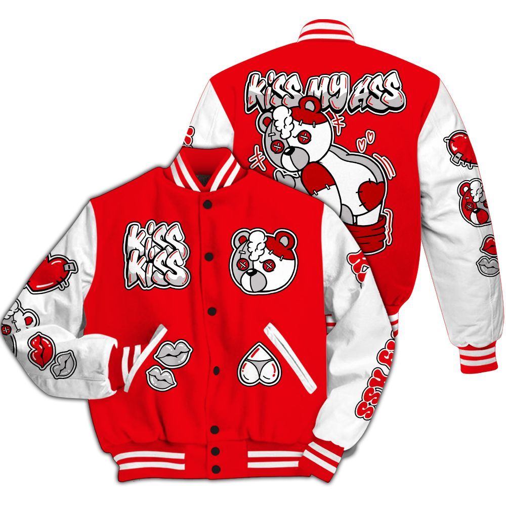Varsity Jacket To Match Air Max 1 Low Poly - Kiss My Hugz All Over Print