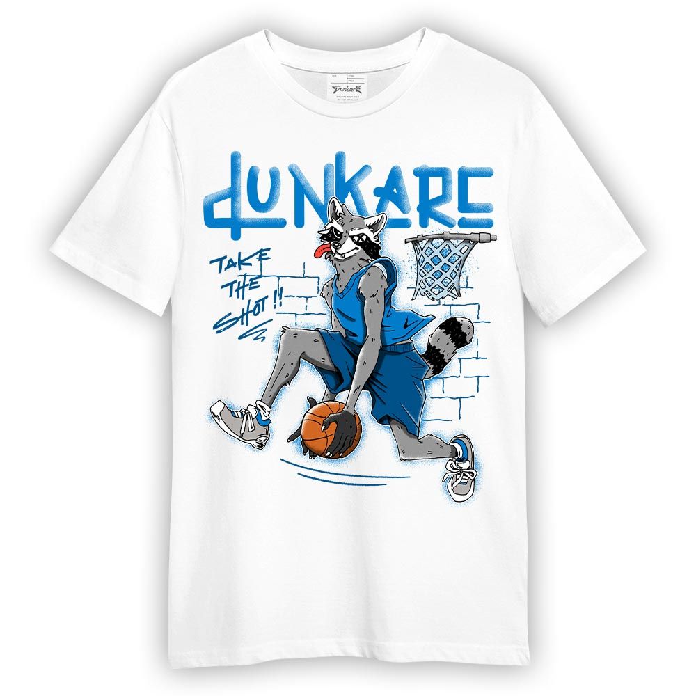 Shirt To Match Industrial Blue 4s T-- Basketball Raccoon T-Shirt Unisex