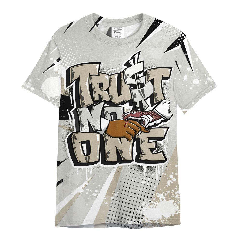 Shirt To Match RM Canyon Rust 4s - Poly Trust No One Dripping All Over Print