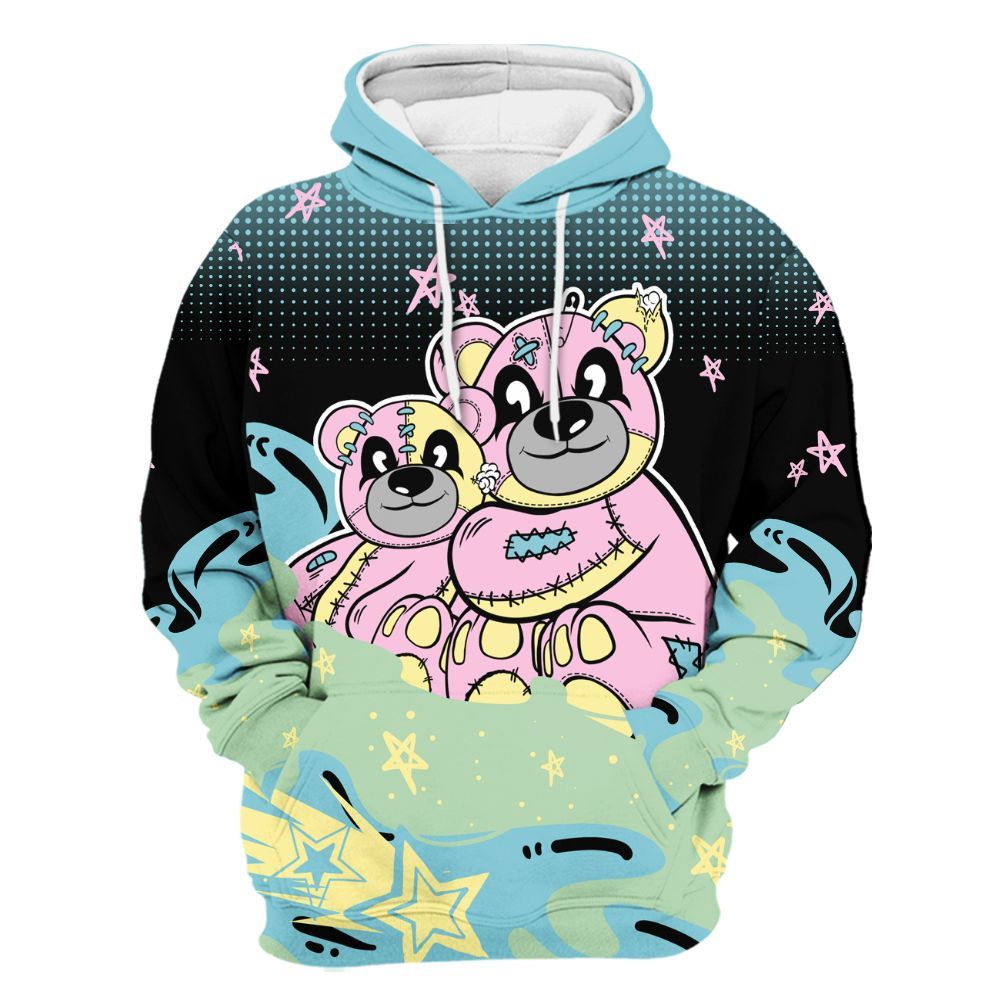 Hoodie To Match SB Dunk Low Visty - Sincere Fondness Bear Stars All Over Print
