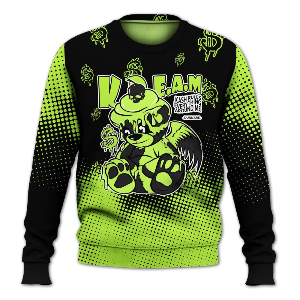 Sweatshirt To Match Air Force 1 Low Dance Volt - Loot Bear Unique Drip All Over Print