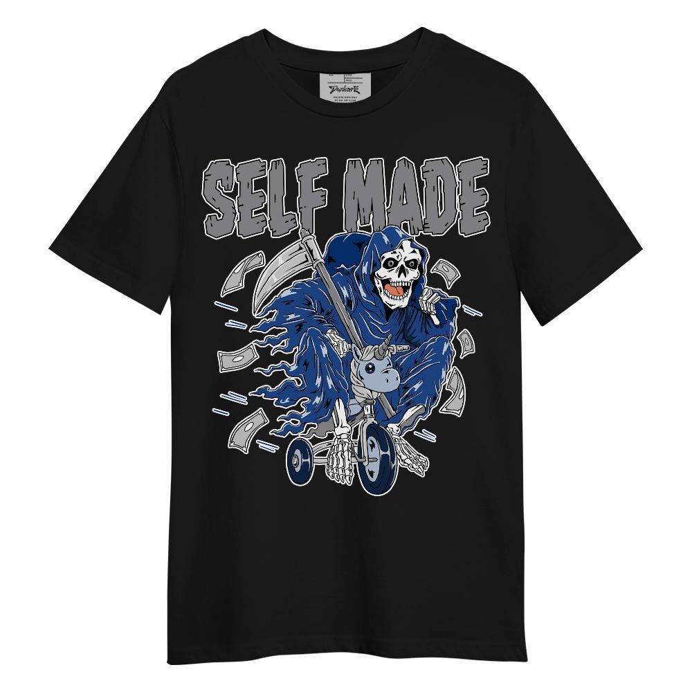 Shirt To Match High OG True Blue 1s - Self Make Skeleton Unisex Shirt
