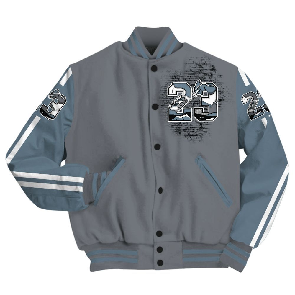 Varsity Jacket To Match Air Max DN Silver Bullet - Custom Name Number 23 5s All Over Print