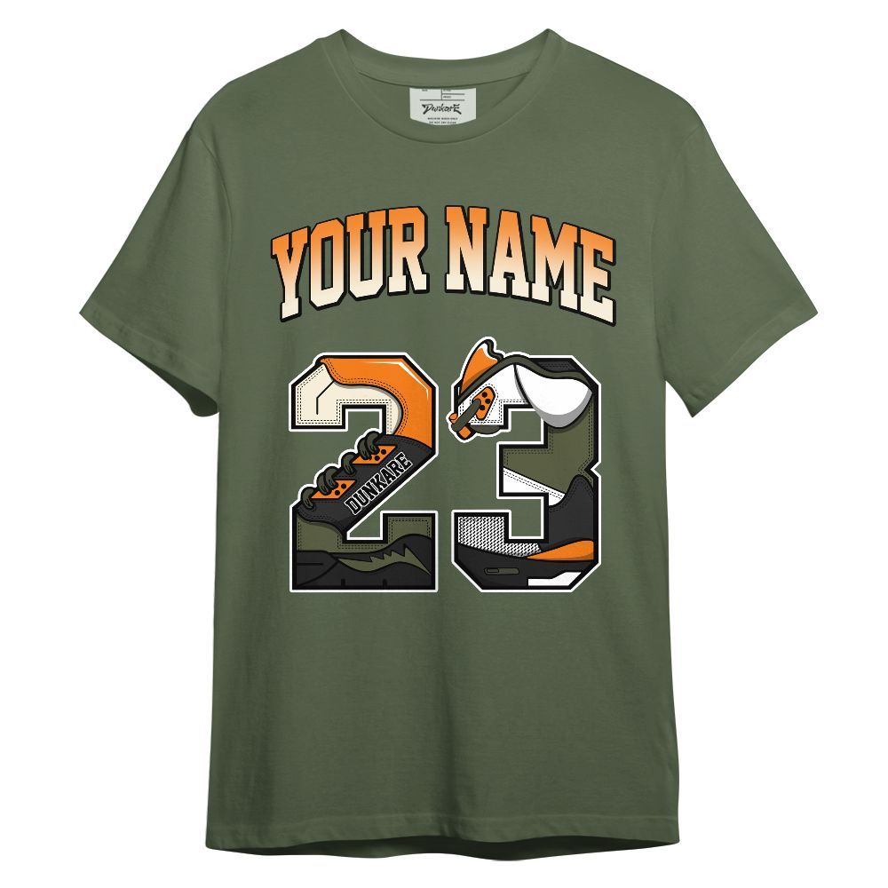 Shirt To Match Retro Undefeated 4s - Custom Name 23 5s Graphic