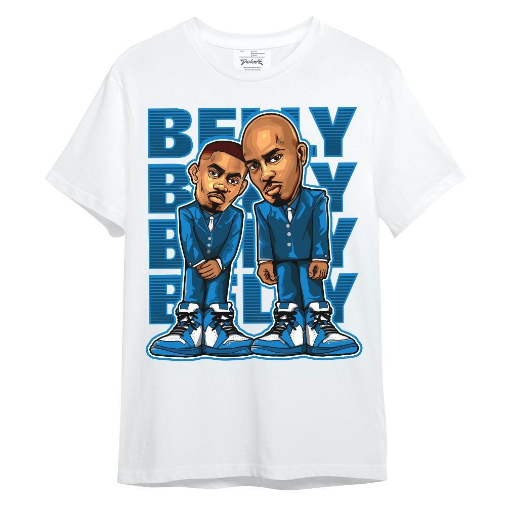 Shirt To Match Military Blue 4s - Belly Sneakers Graphic Unisex Shirt