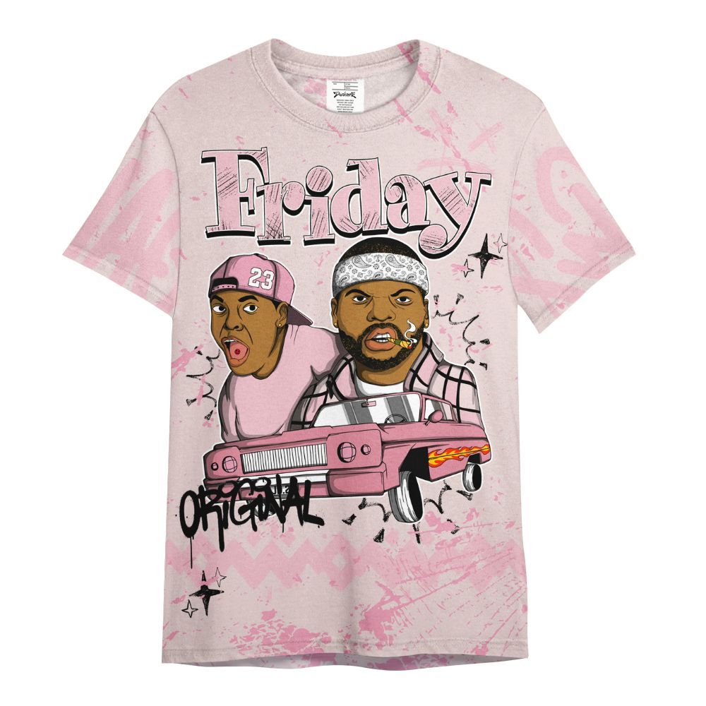 Shirt To Match Dunk Low KD 17 Aunt Pearl - Friday Sneaker Crayon All Over Print