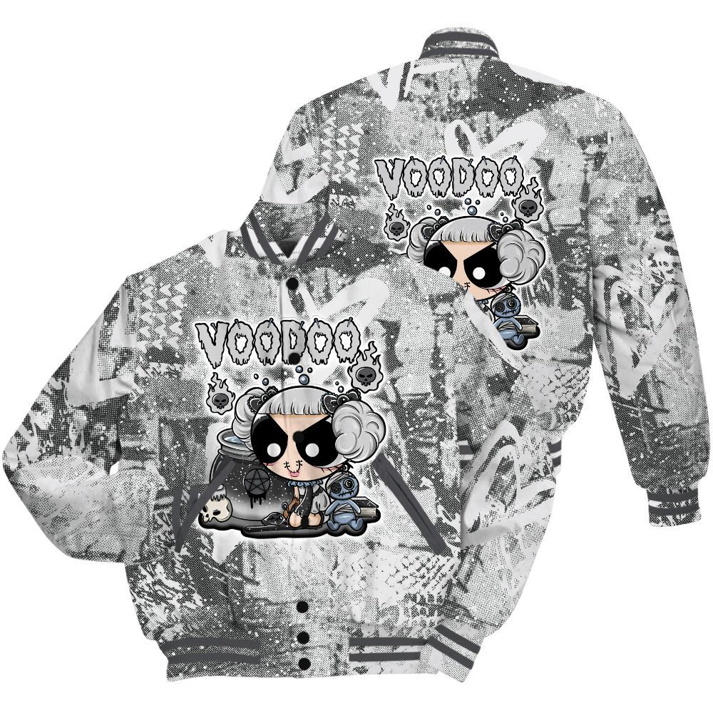 Varsity Jacket To Match Reverse Oreo 6s Shirt - Voodooz Heart Grunge All Over Print