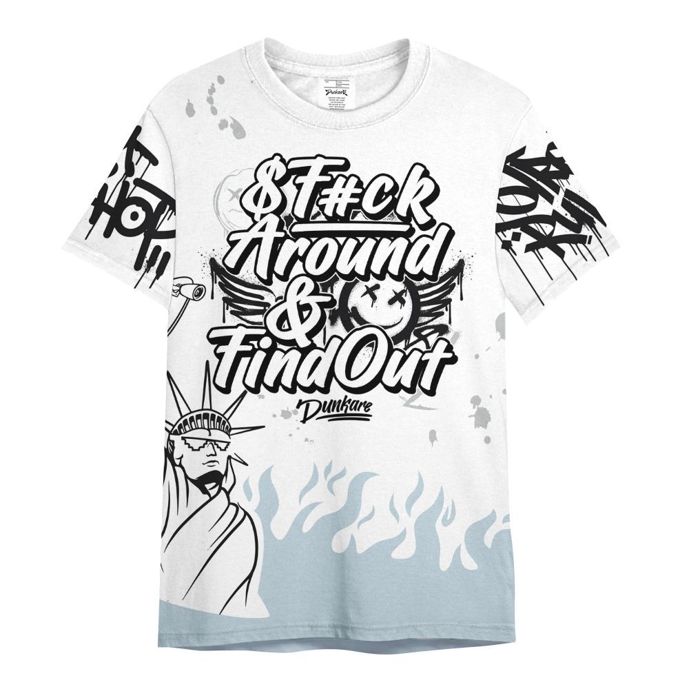 Shirt To Match Kobe 9 Protro Halo - Graphic Fck Around Find Out All Over Print