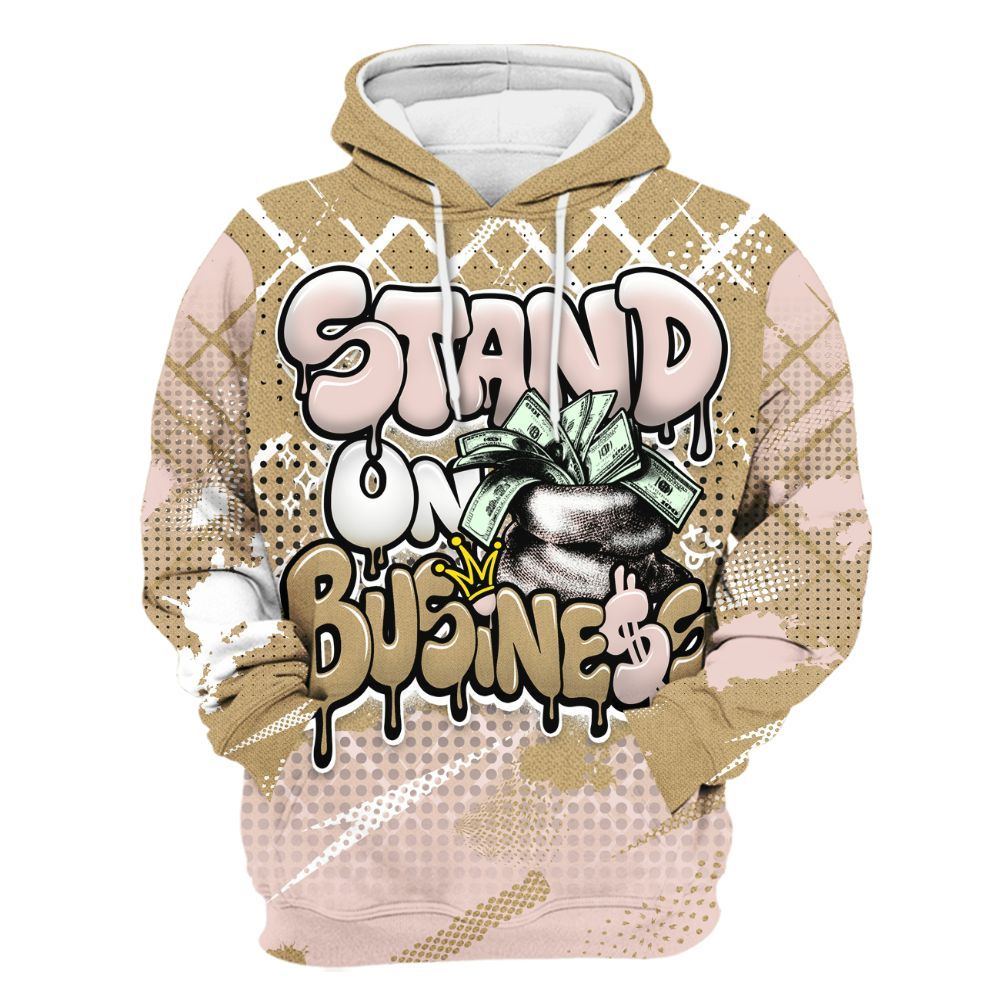 Hoodie To Match Low Linen 2025 1s - Halftone Stand Business Dripping All Over Print