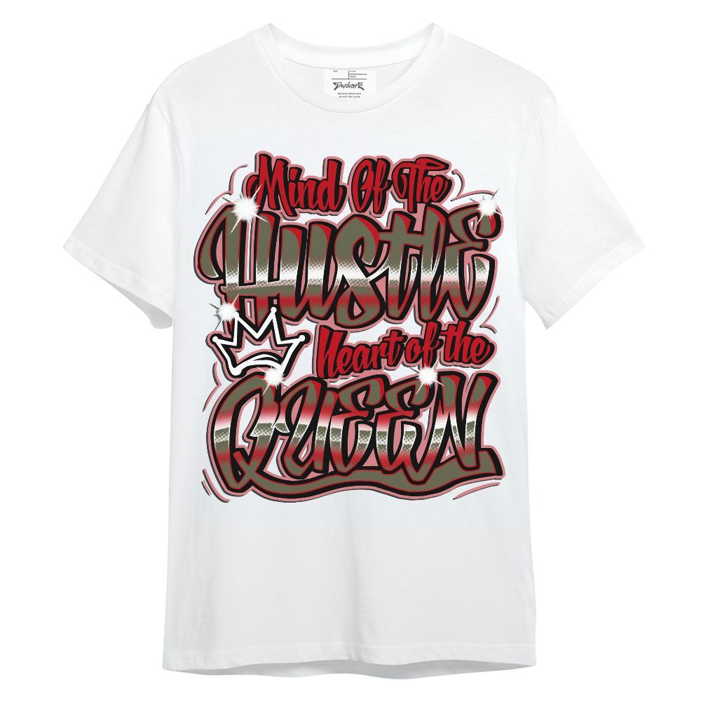 Shirt To Match Low OG Medium Olive 1s - Hustles Heart Queens Unisex Shirt