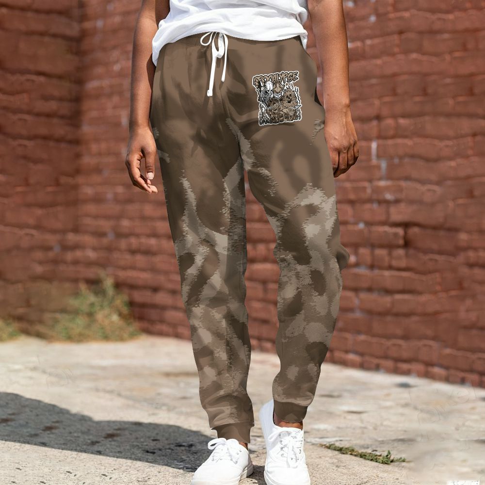 Sweatpant To Match Dark Mocha Jack - Apocalypse Skeleton Burn All Over Print