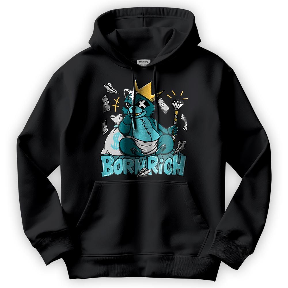 Sweatshirt To Match Hoodie Born Rich Raccoon, Oxidized Green 4s Hoodie To Match Sneaker 2404 DNY