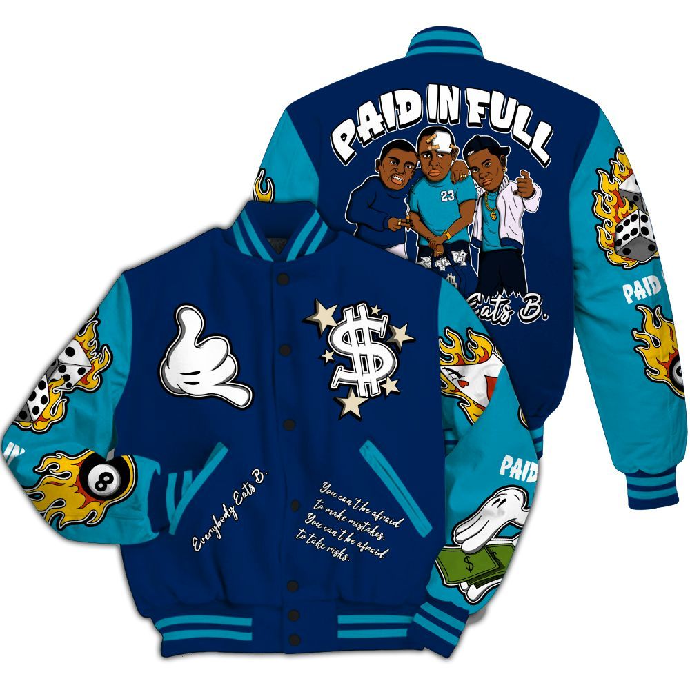 Varsity Jacket To Match Kobe 5 X-Ray - Everybody Paid In Full Graphic All Over Print