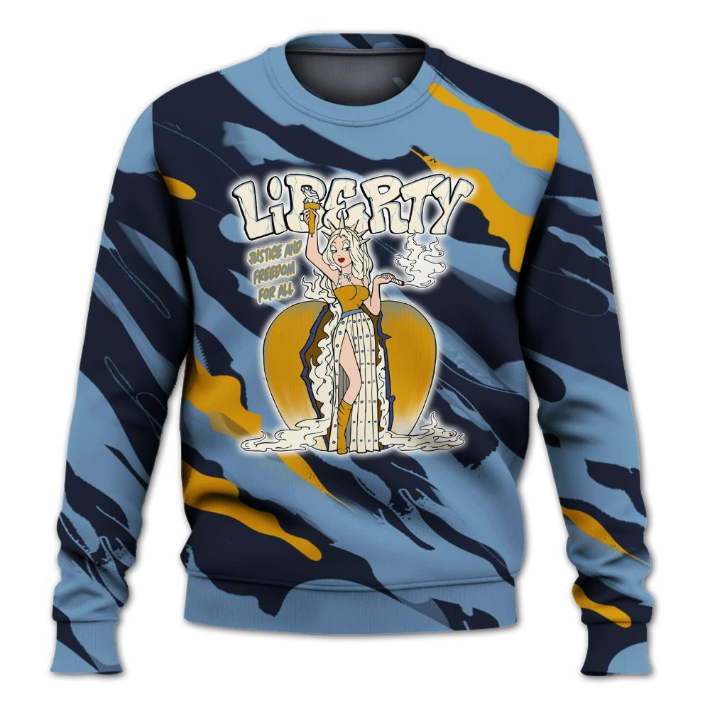 Sweatshirt To Match High OG First In Flight 1s - Midwest Cartoon Colored All Over Print