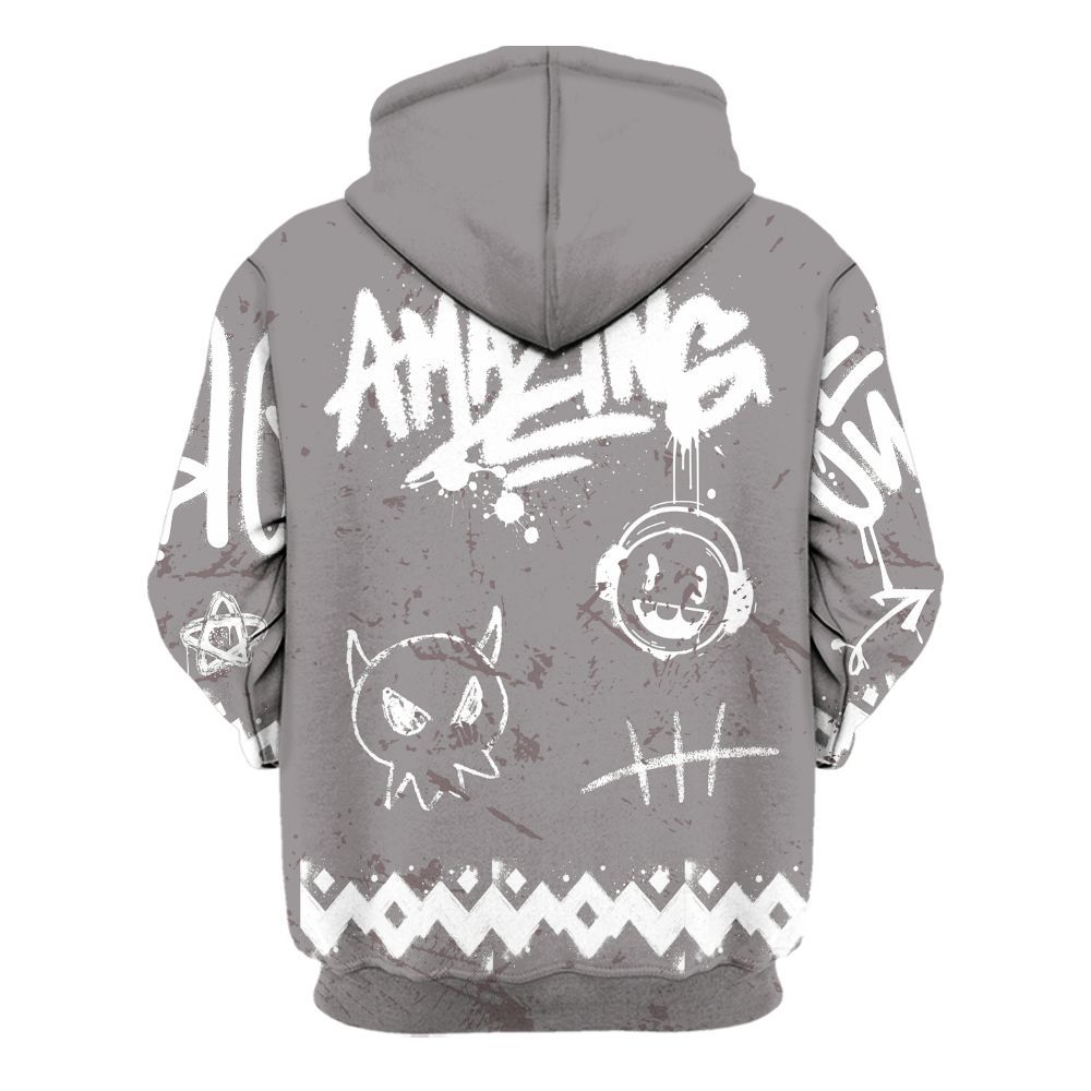 Hoodie To Match Cool Grey 11s - Friday Sneaker Crayon All Over Print