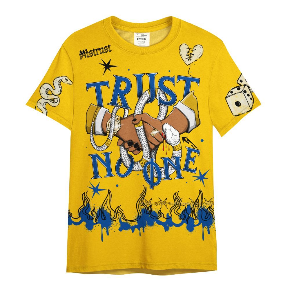 Shirt To Match High Laney 1s - Trust No One Snake-Bite Doodle Crayon All Over Print