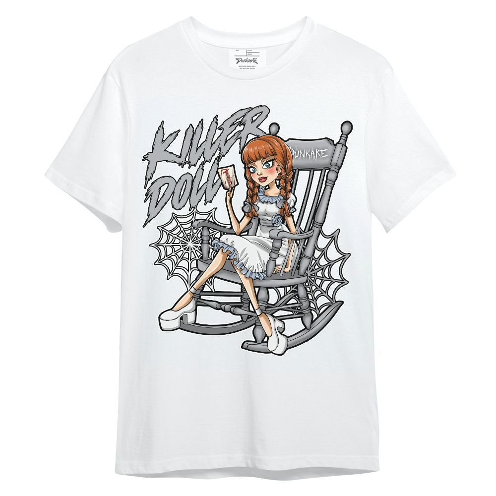 Shirt To Match Low OG Wolf Grey 1s - Killer Doll-A Halloween Unisex Shirt