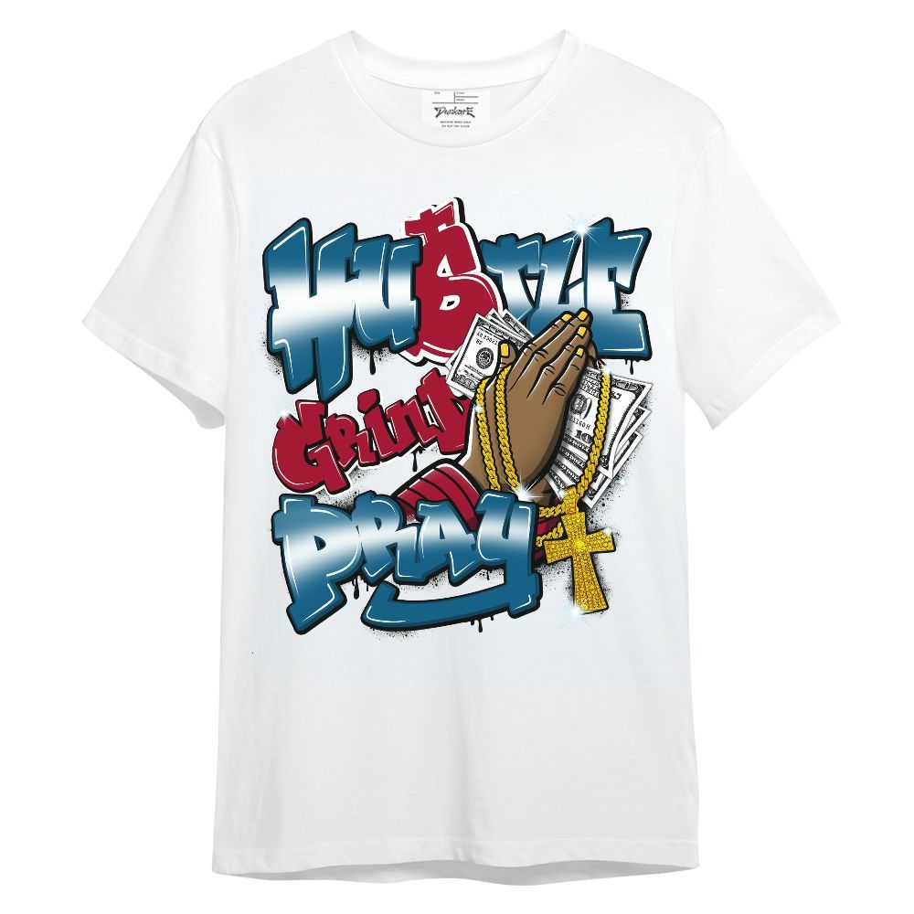 Shirt To Match GS Messy Room 4s - Hustle, Money Pray Streetwear Unisex Shirt