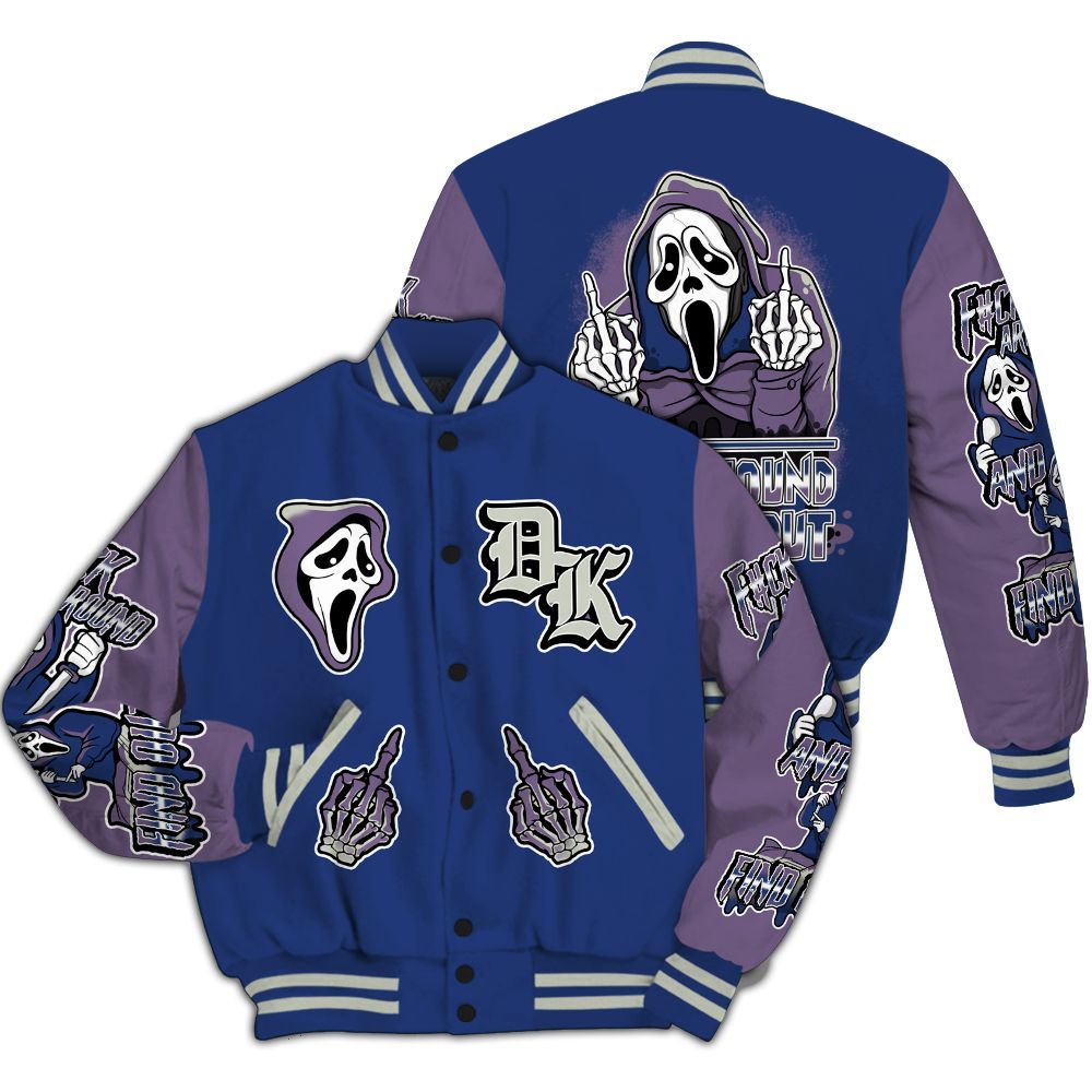 Varsity Jacket To Match Low OG Voodoo Alternate 1s - F#CK And Find Out Graphic All Over Print