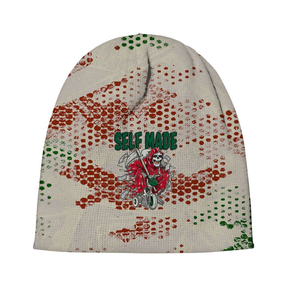 Beanie Hat To Match El Grito 5s - Self Make Skeleton Banknotes Art Graphic