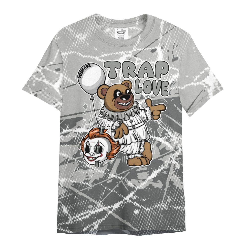 Shirt To Match Retro Wet Cement 4s - Trap Loves Bear Profound All Over Print