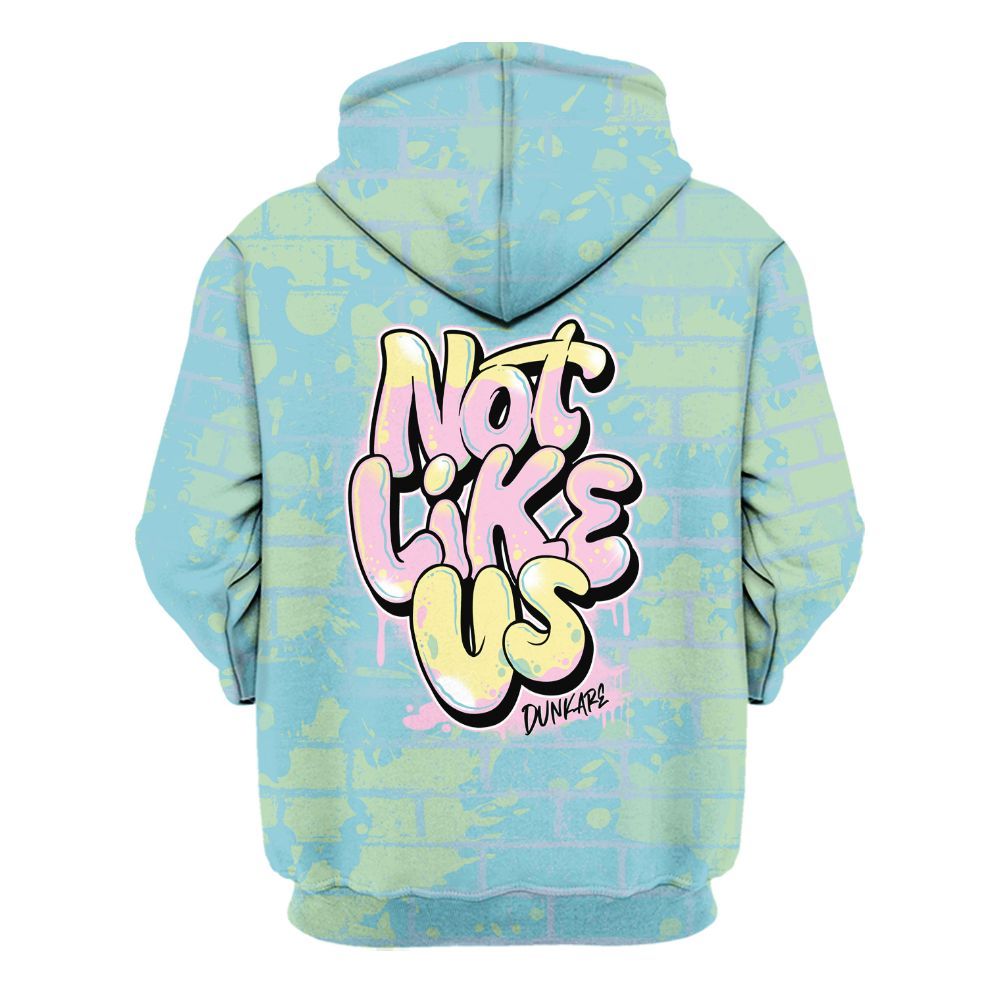 Hoodie To Match SB Dunk Low Visty - None Like Us Graphic Brick Art All Over Print