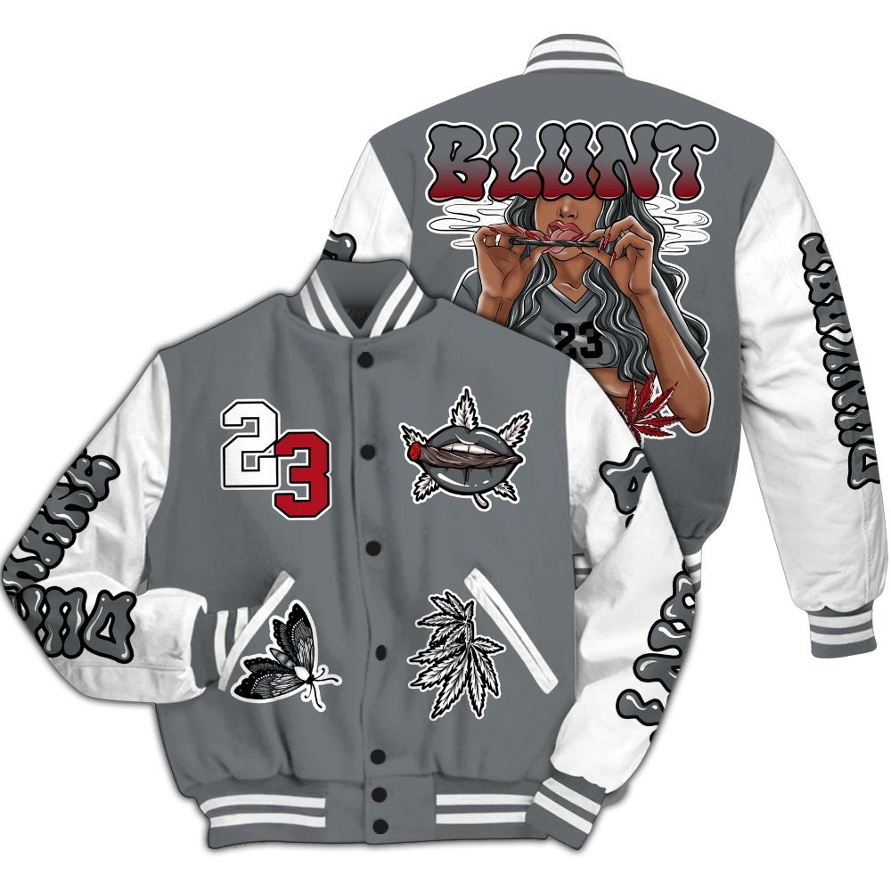 Varsity Jacket To Match Retro Fire Red 9s - Bluntz Unique All Over Print