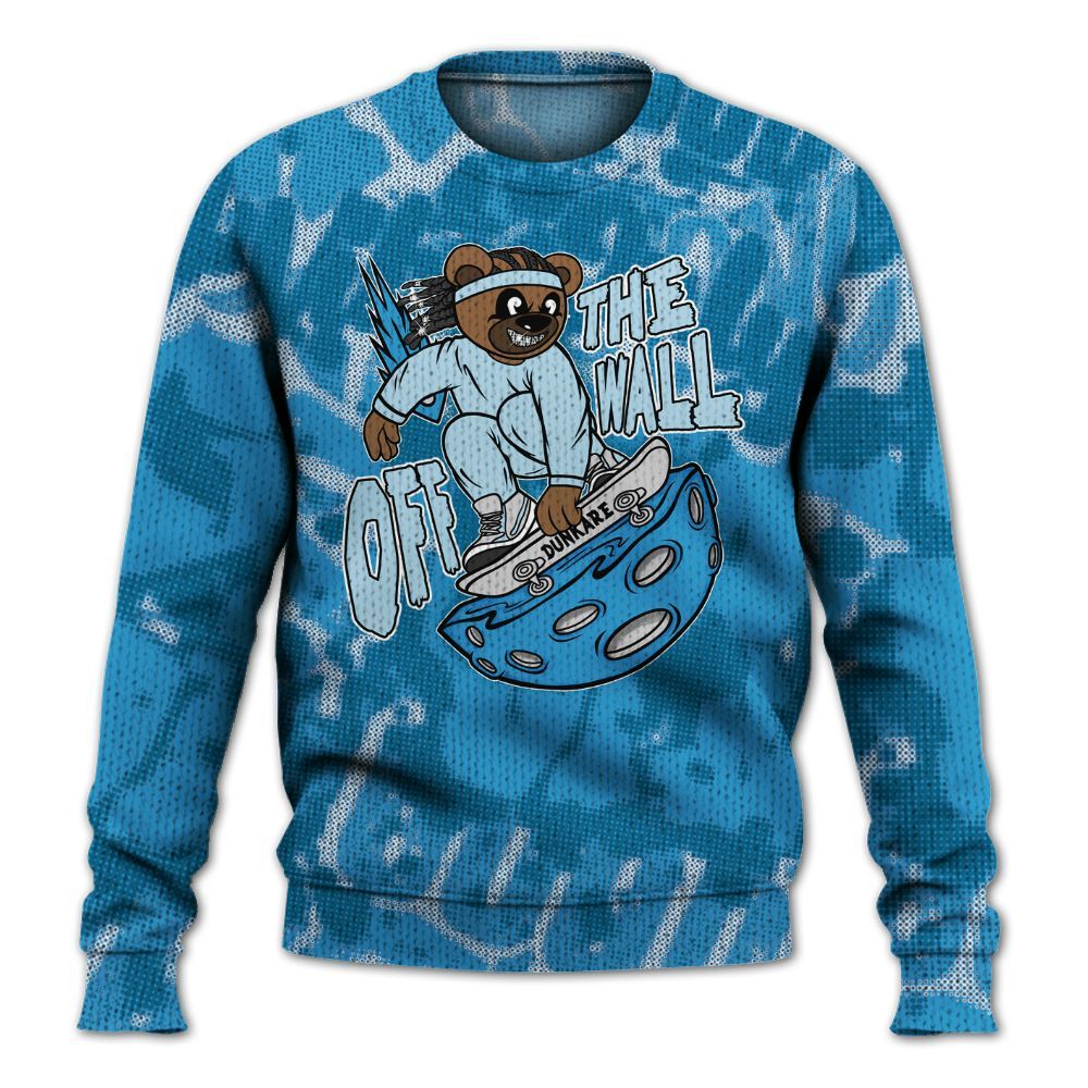Knitted Sweater To Match Powder Blue 9s - Quirky Bear Street