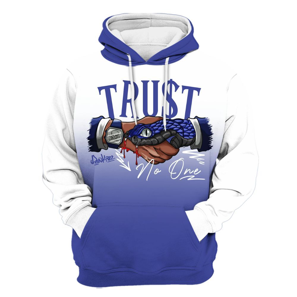 Hoodie To Match Shox TL Royal - Snake Trust No One Drip All Over Print