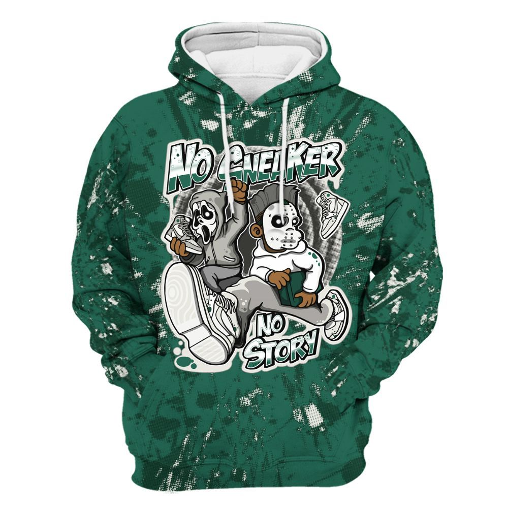 Hoodie To Match Oxidized Green 4s - Sneakers Make Story Graphic Luxury All Over Print