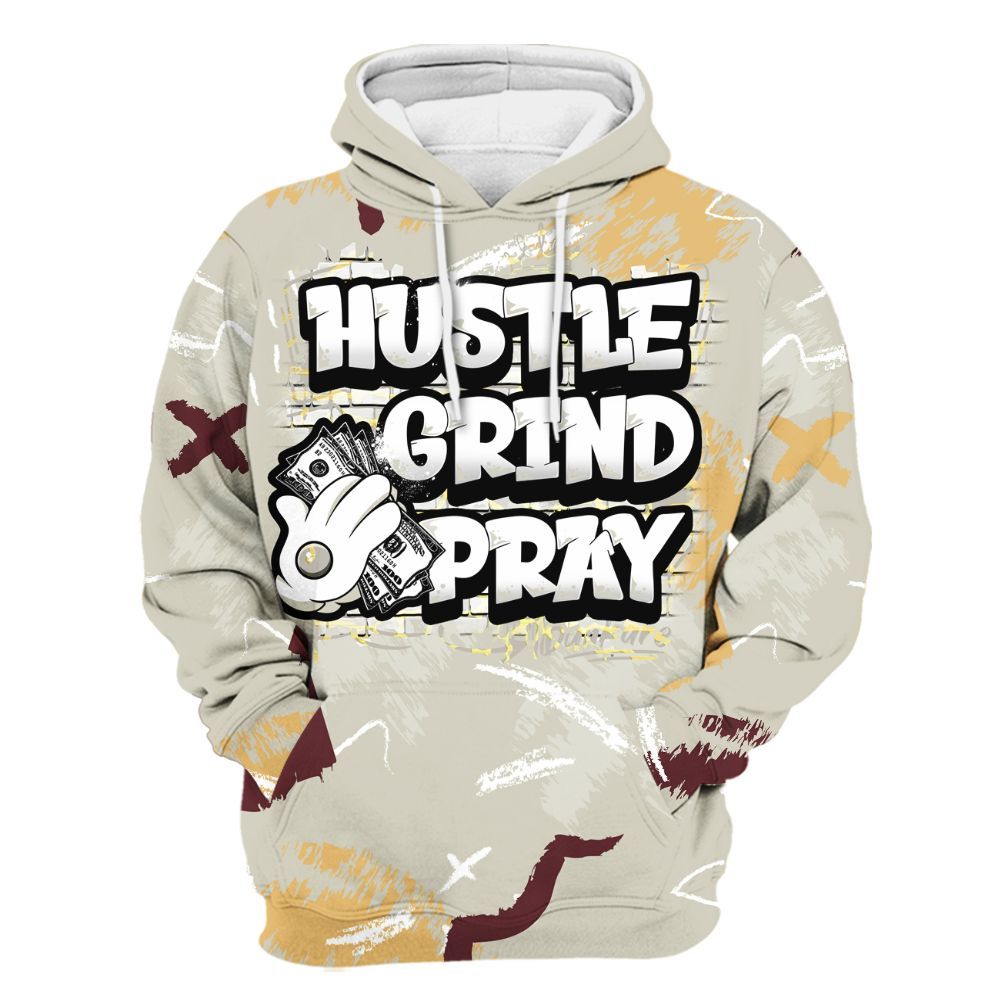 Hoodie To Match Legacy 312 Year Of The Snake - Hustle Grind Pray Retro All Over Print