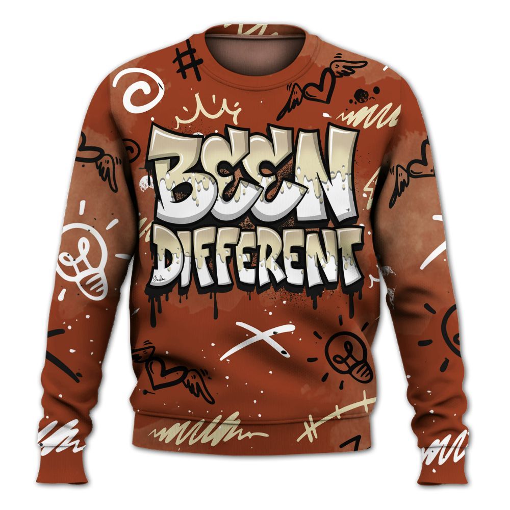 Sweatshirt To Match Retro Eastside Golf 12s - Drip Been Di2ferent All Over Print