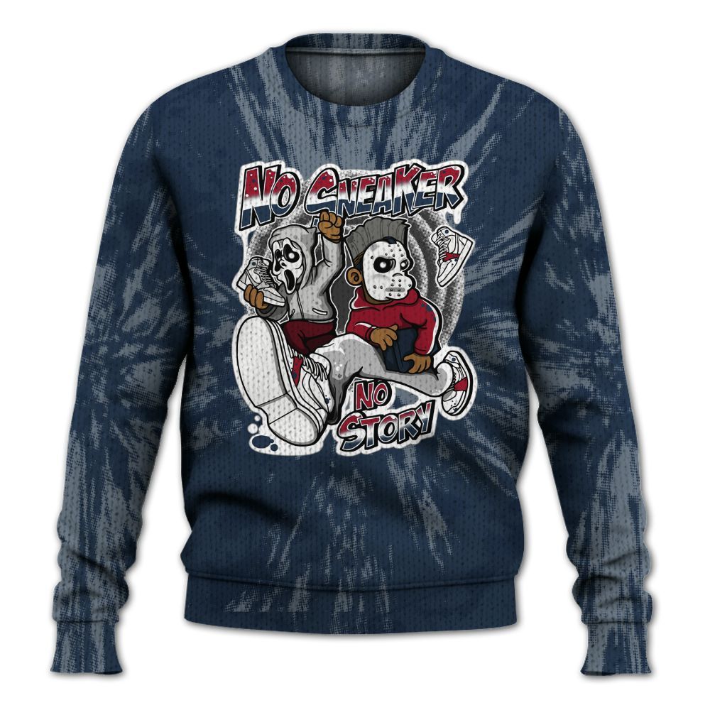 Knitted Sweater To Match White Midnight Navy 6s - Sneakers Make Story Graphic Luxury