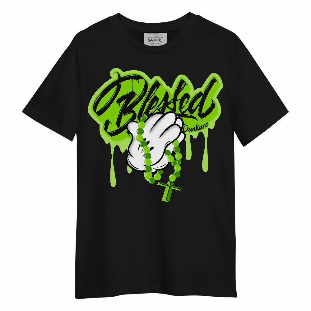 Shirt To Match Electric Green 6s - God Blessed Drip Unisex Shirt