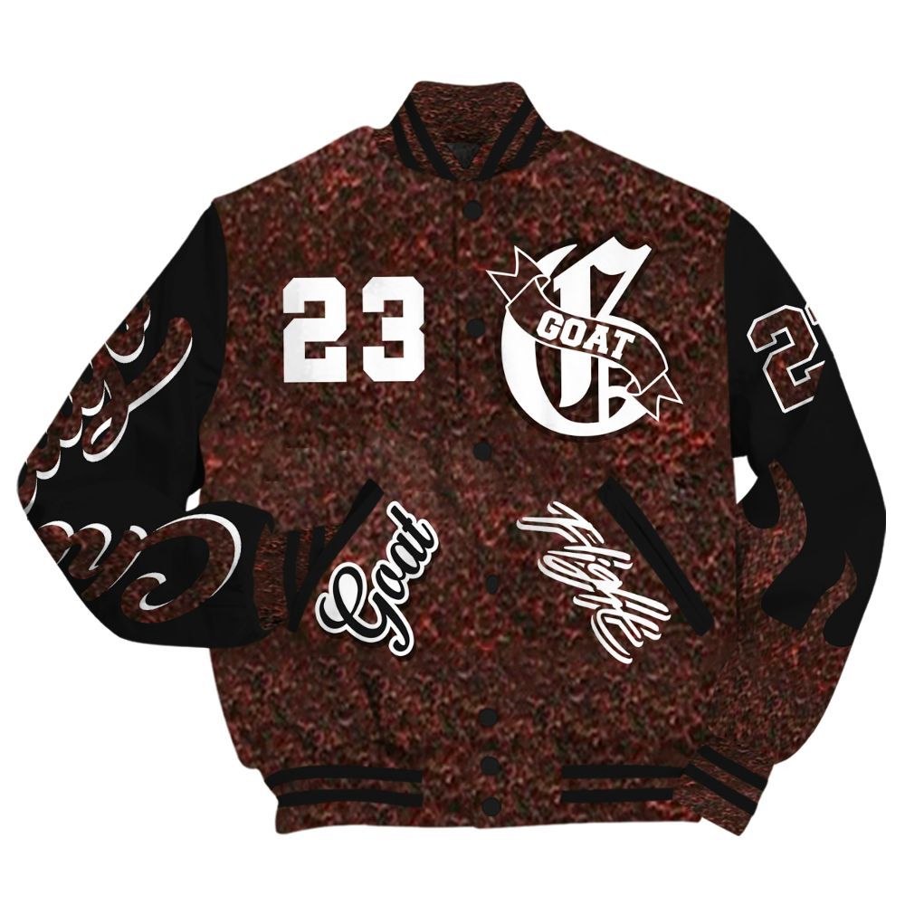 Varsity Jacket To Match Air Force 1 Low Halloween Skull 2024 - The G.O.A.T Flight Streetwear All Over Print