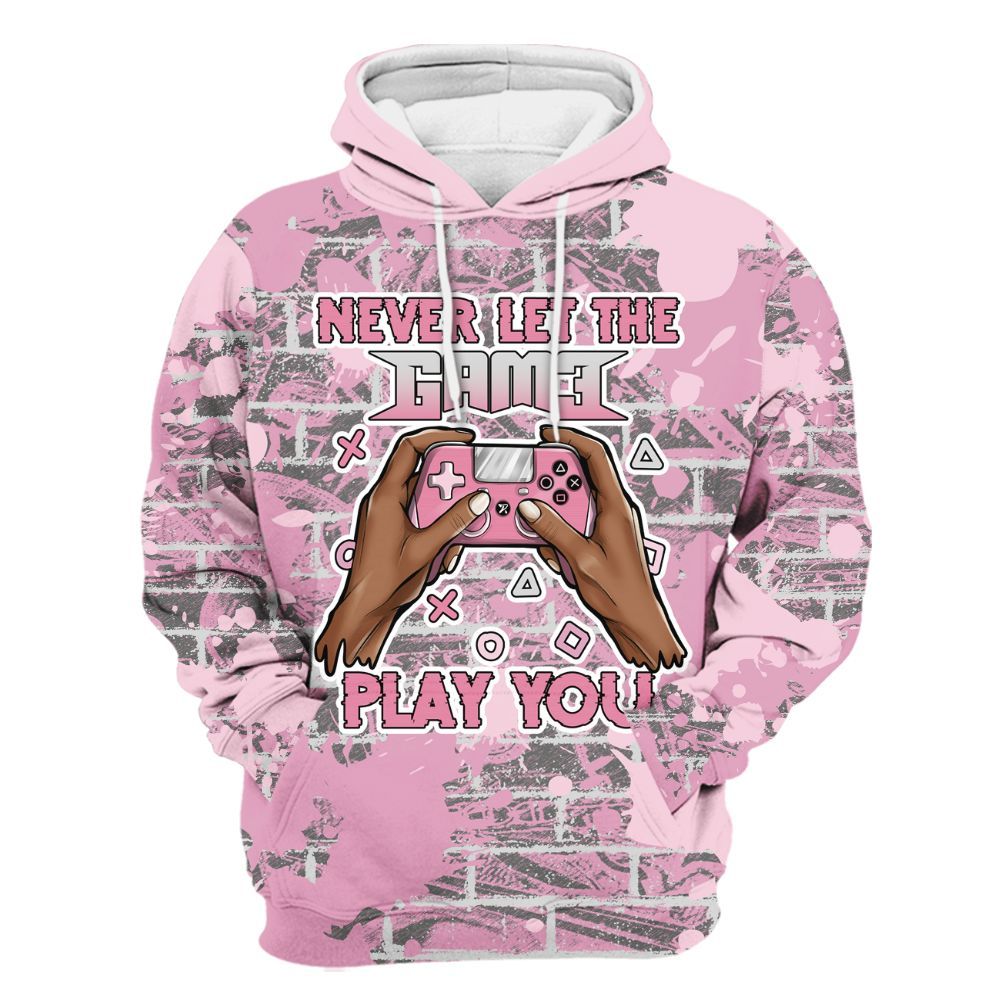 Hoodie To Match Orchid 4s - PlayGame Human Brick All Over Print