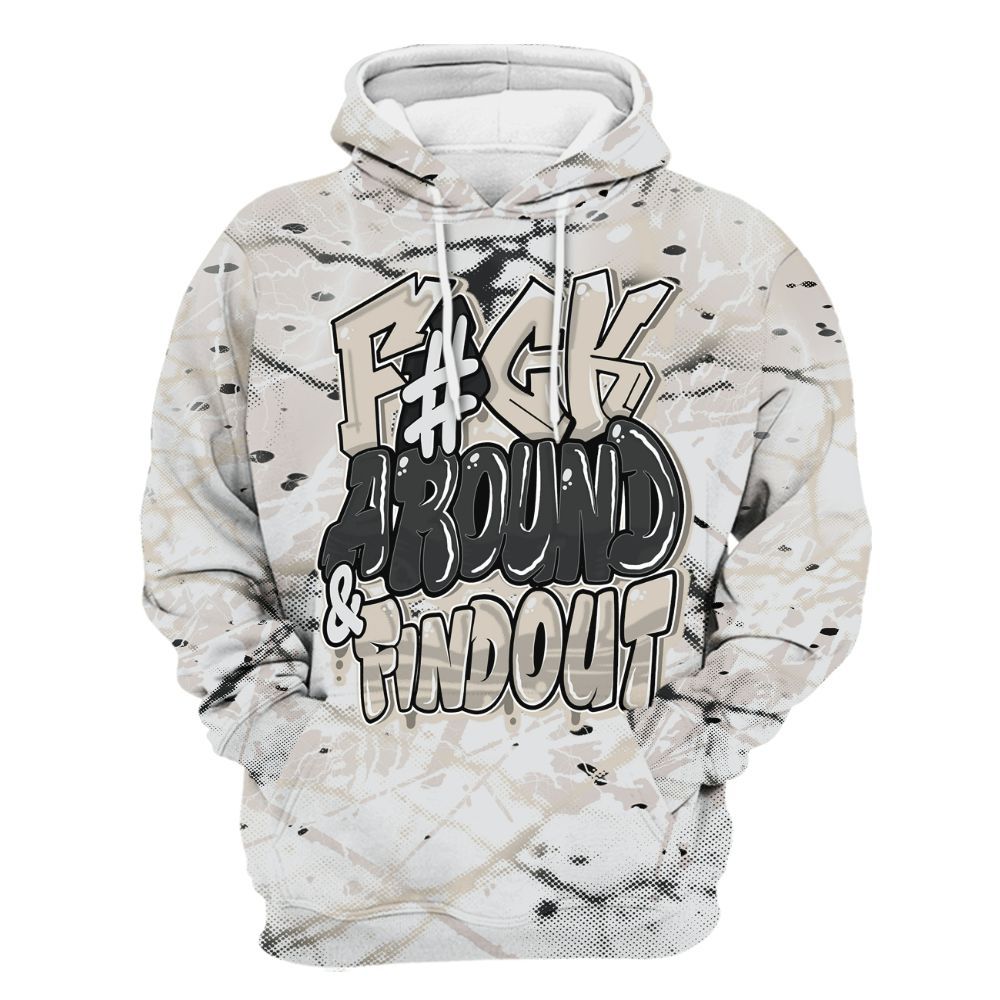 Hoodie To Match Retro Reverse Metallic 5s - F Around Find Out Graphic Profound All Over Print