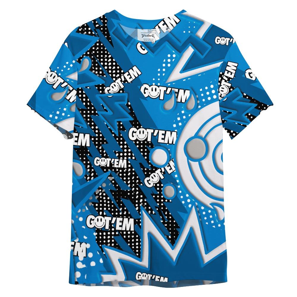 Shirt To Match Shirt Streetwear Retro Vintage 90s, Military Blue 4s T-- To Match Sneaker Military Blue 4s Graphic Tee NCT