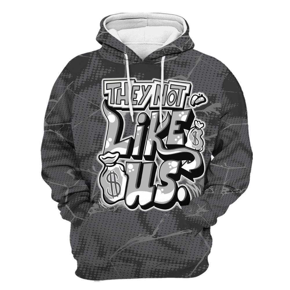 Hoodie To Match White Thunder 4s - Dislike Us Graphic All Over Print