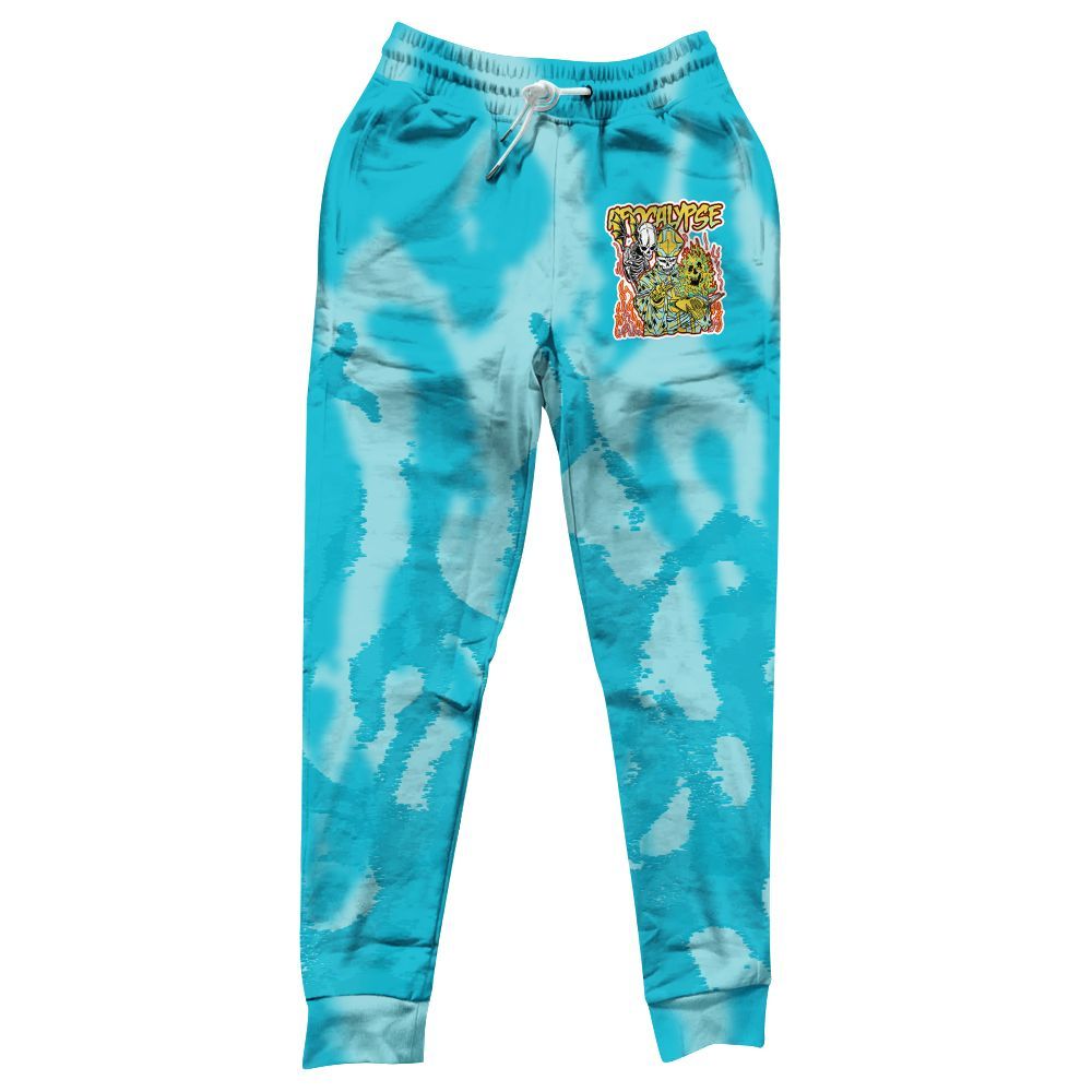 Sweatpant To Match Dunk Low KD 17 N7 - Apocalypse Skeleton Burn All Over Print