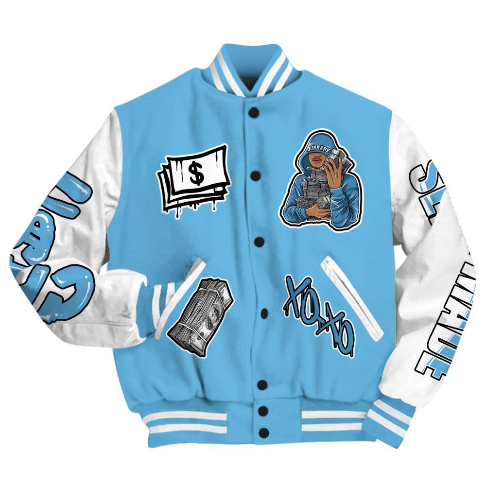 Varsity Jacket To Match Melo 12s - Selfmade All Over Print