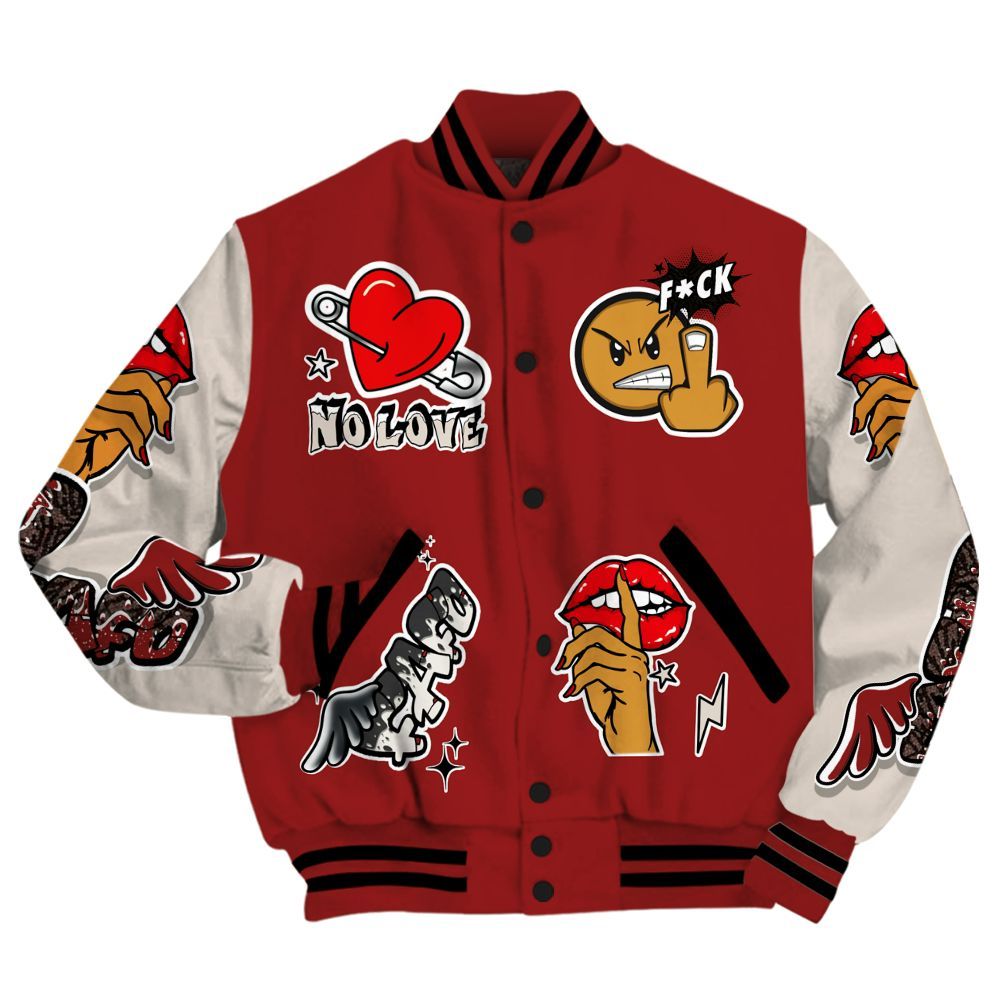 Varsity Jacket To Match World’s Best Dad 3s - FK Around Find Out All Over Print
